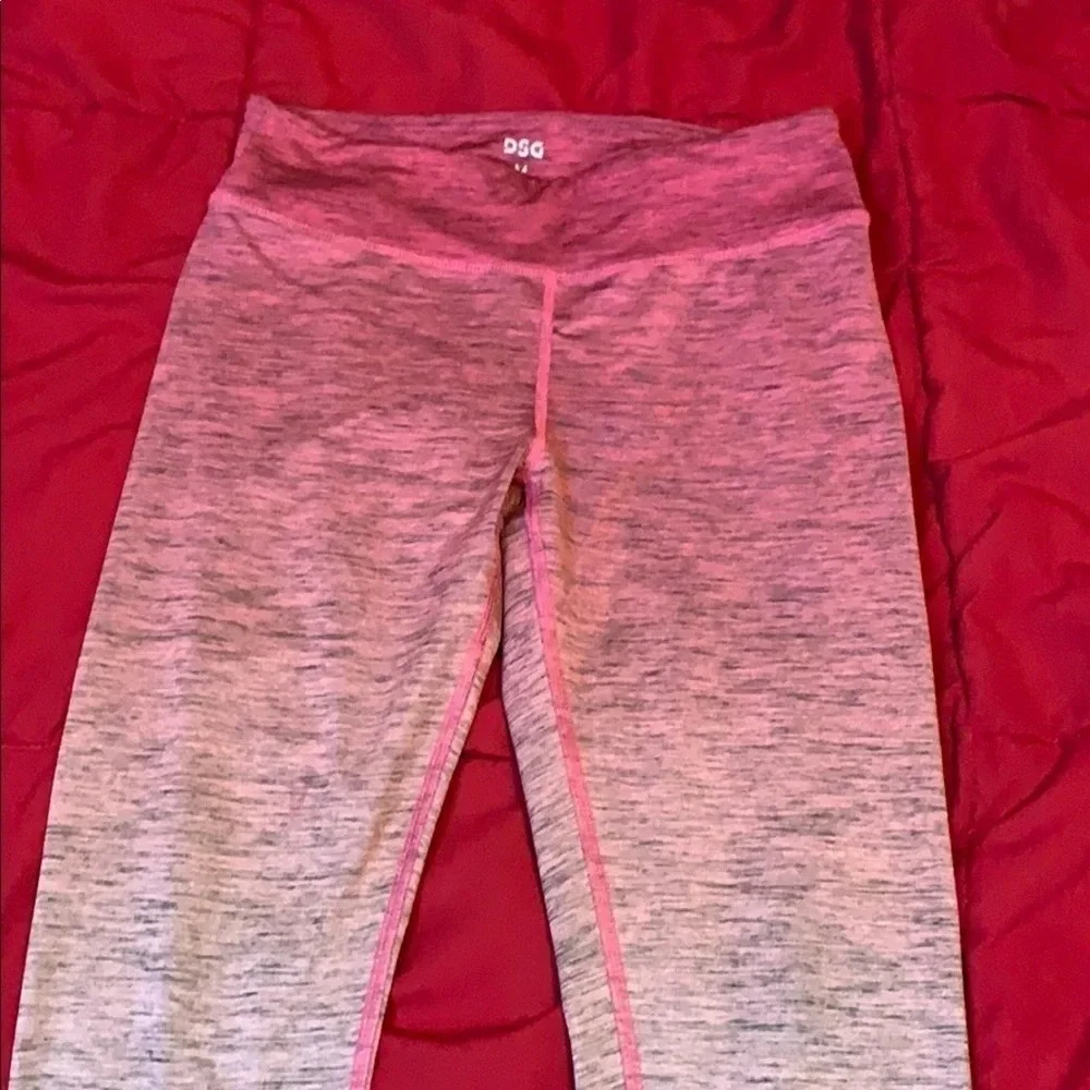 Girls full length athletic ombré leggings size M - Picture 3 of 7